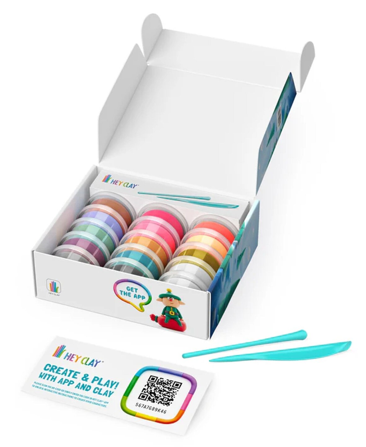 Hey Clay Boetseerklei Polar Fun - 15 bakjes