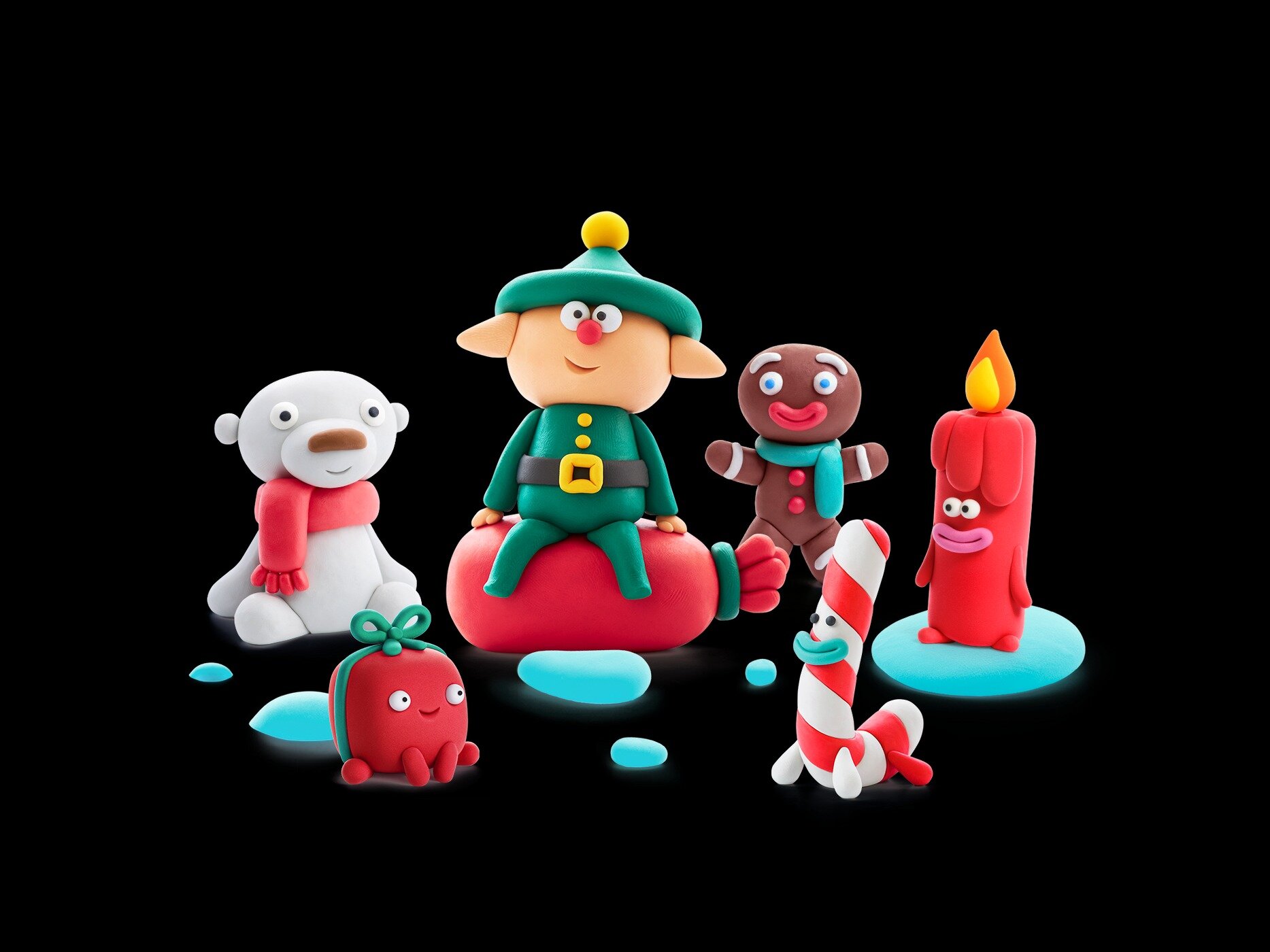 Hey Clay Boetseerklei  Gifty - 5 bakjes | Speel je Wijs