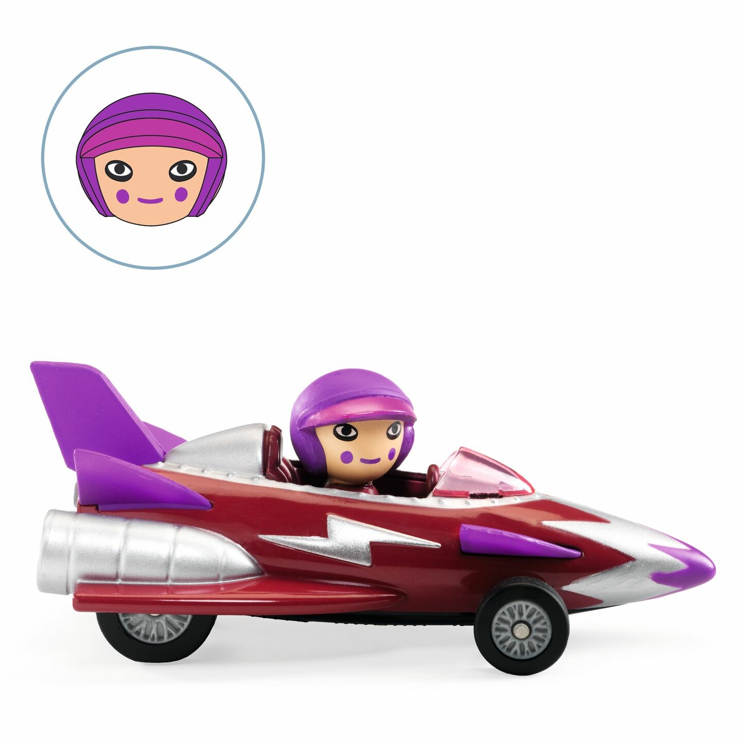 Djeco Crazy Motors | Miss Burgundy | Speel je Wijs