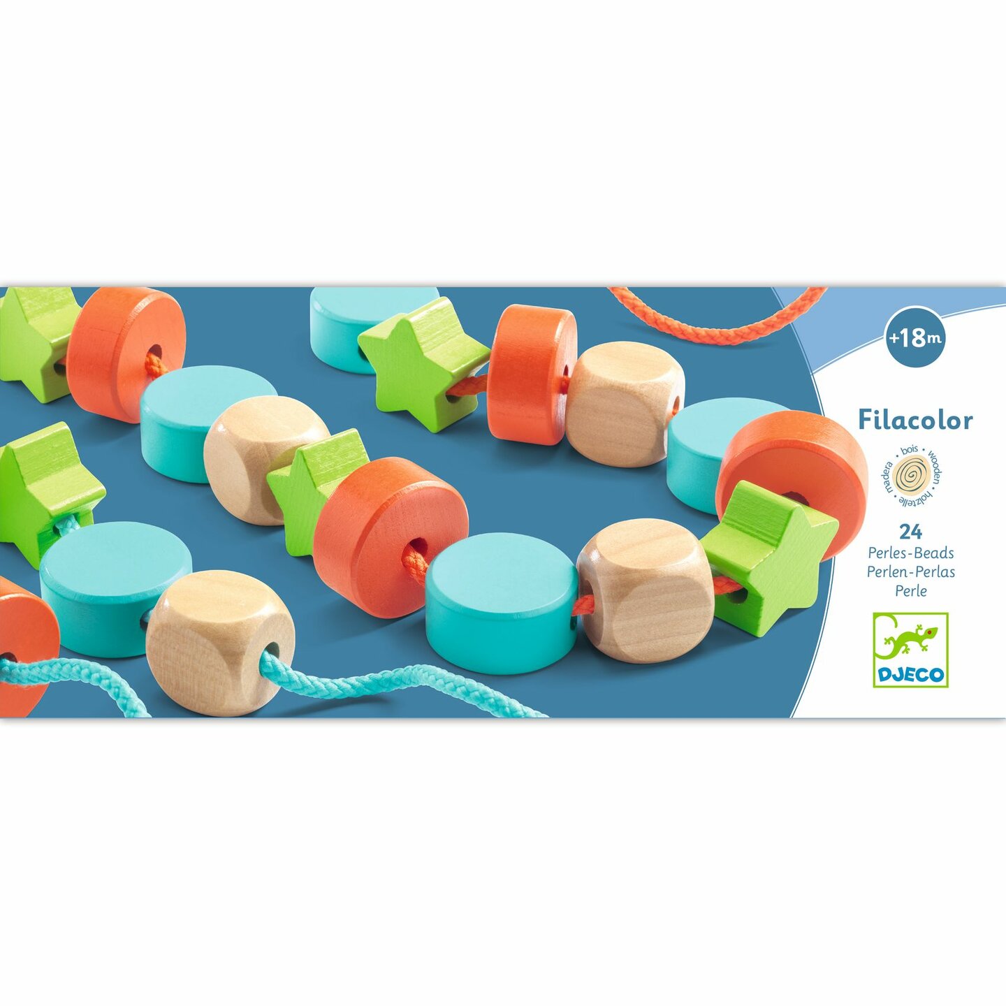 Djeco Rijgkralen Filacolor | Speel je Wijs