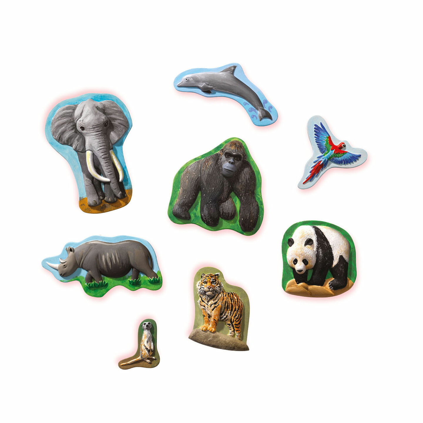 SES Gips Gieten en schilderen Dieren - Speel je Wijs