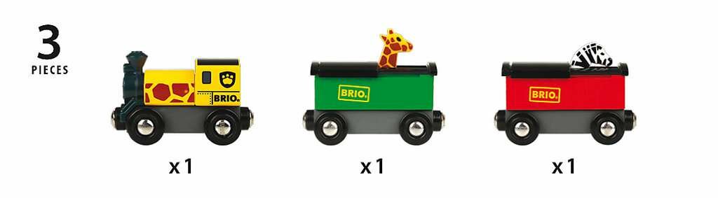 Brio Trein met Safari Dieren - 33722 | Speel je Wijs