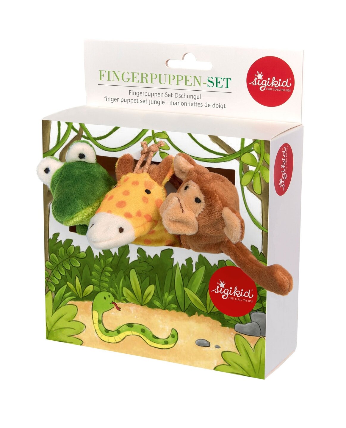 Sigikid Vingerpopjes Set - Jungle| Speel je Wijs