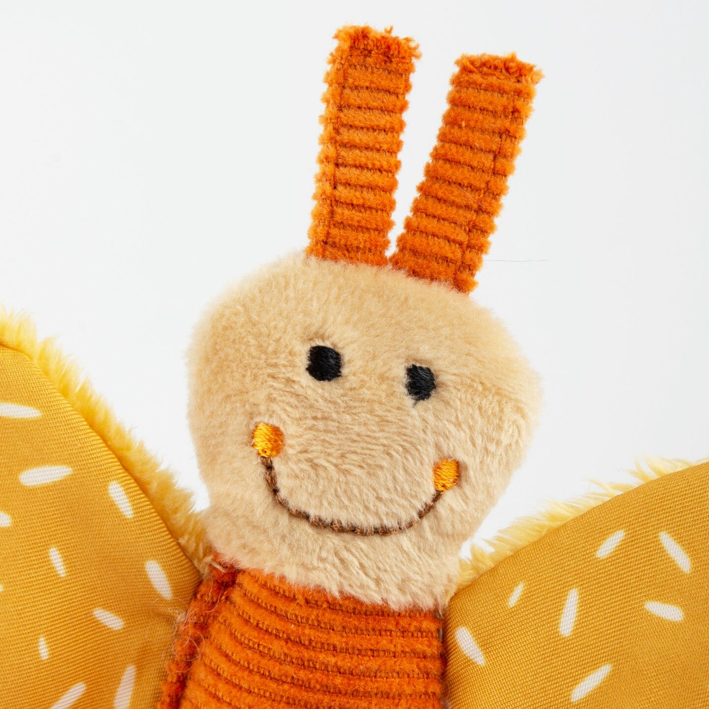 Sigikid Grijpspeeltje Knisper Vlinder - Oker| Speel je Wijs