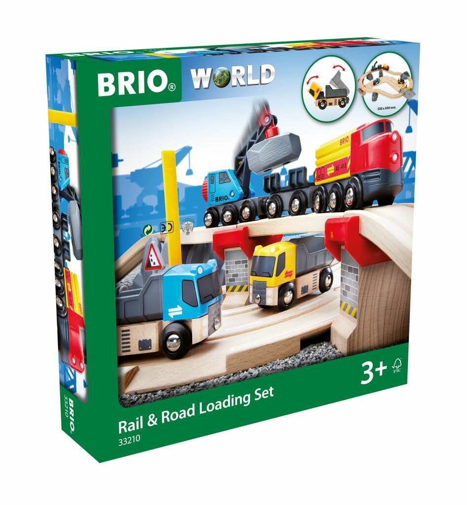BRIO Rail &amp; Road Loading Set - 33210 | Speel je Wijs