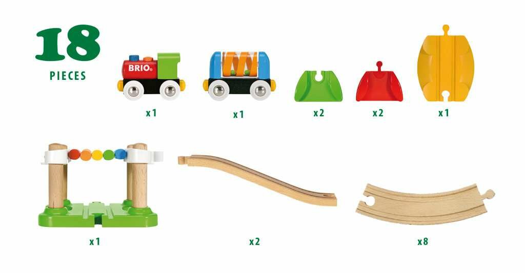 BRIO Mijn Eerste luxe treinset - 33727 | Speel je Wijs