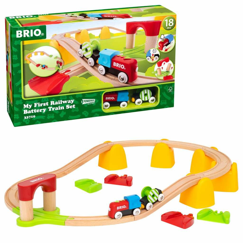 Brio Mijn Eerste Treinset op Batterijen - 33710 | Speel je Wijs