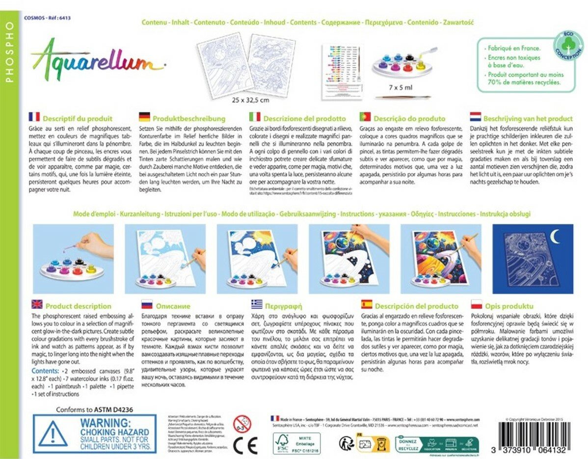Aquarellum Schilderset - Fosfor Cosmos 8+ | Speel je Wijs