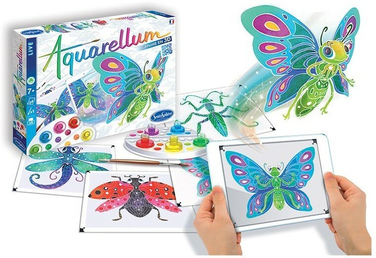 Aquarellum Schilderset - 3D Insecten 6+ | Speel je Wijs
