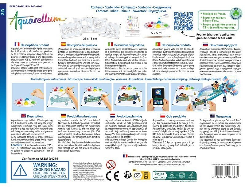 Aquarellum Schilderset - 3D Avonturiers 6+ | Speel je Wijs