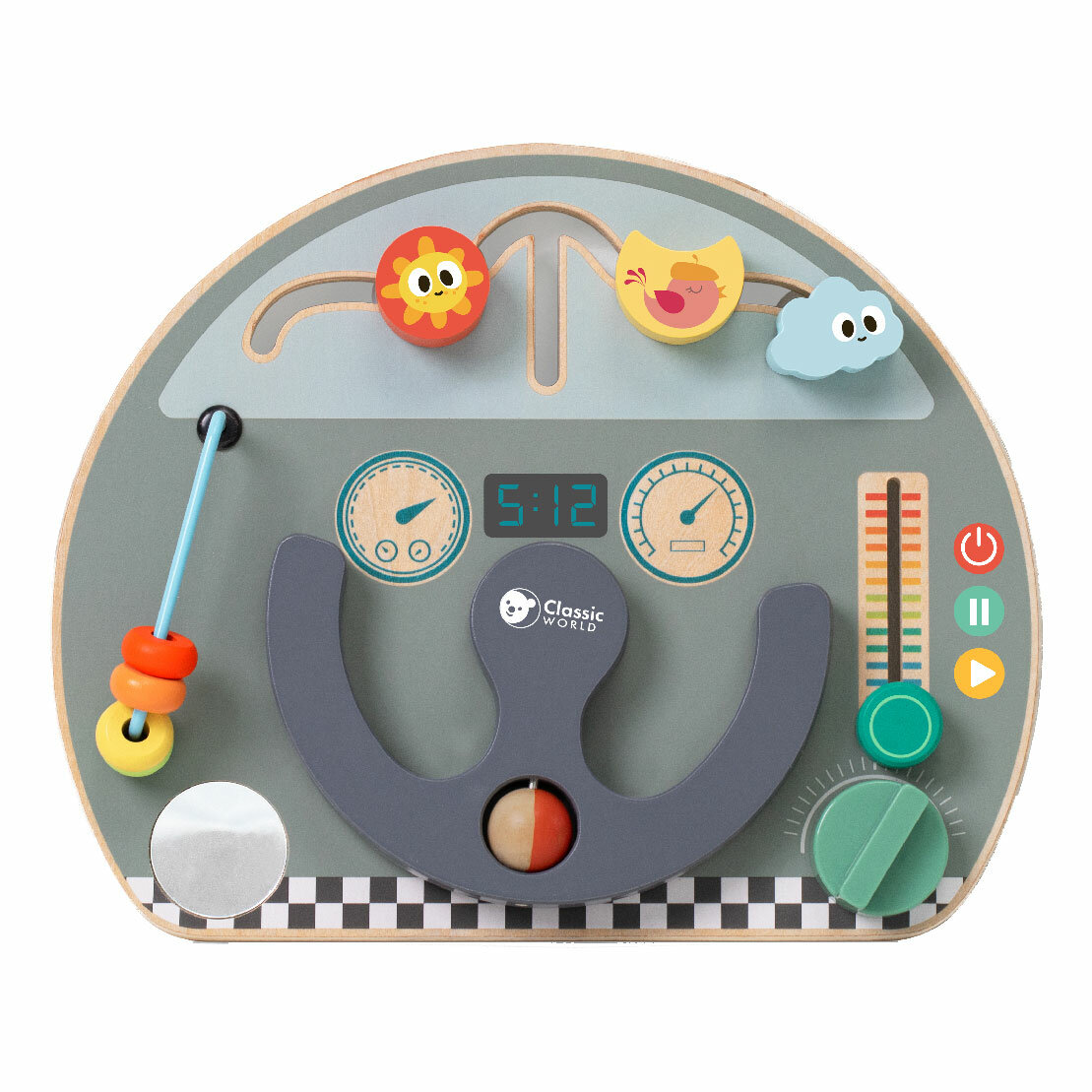 Classic World Houten Activiteitenbord Verkeer| Speel je Wijs