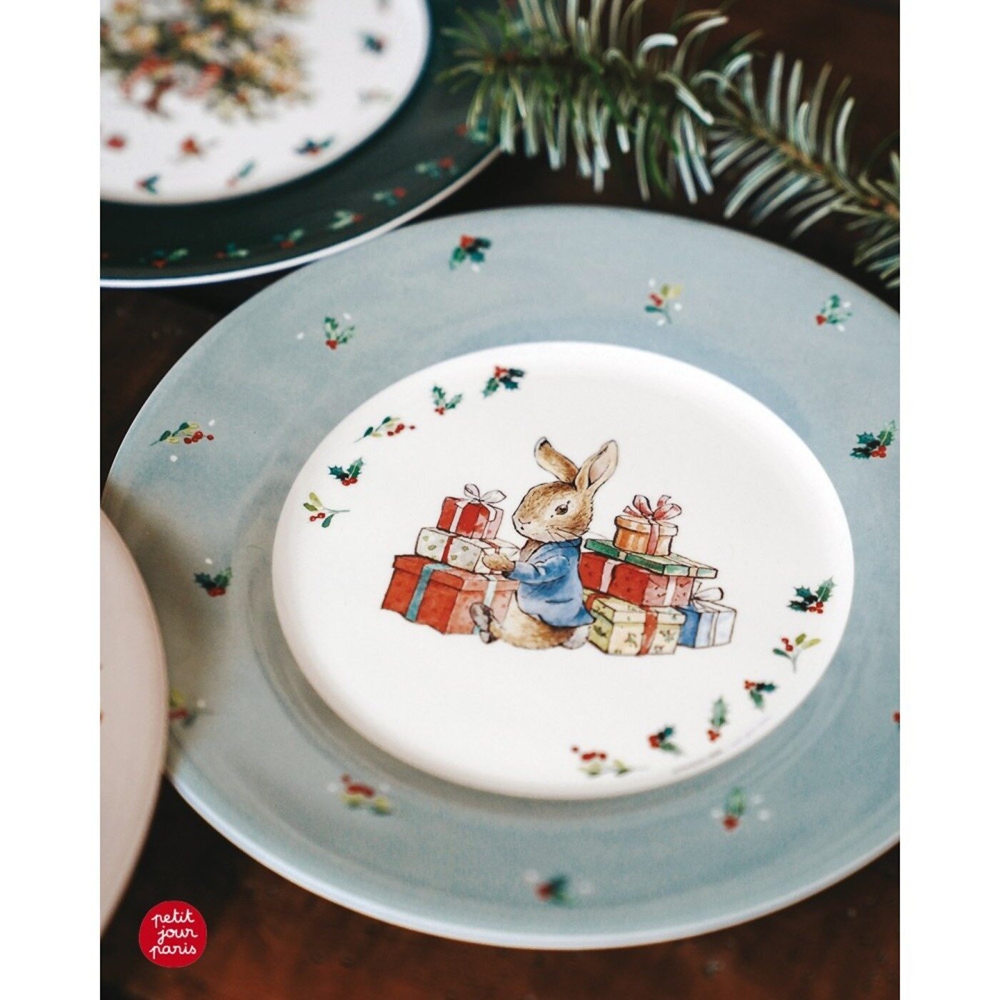 Petit Jour - Peter Rabbit - Christmas Gifts plate| Speel je Wijs