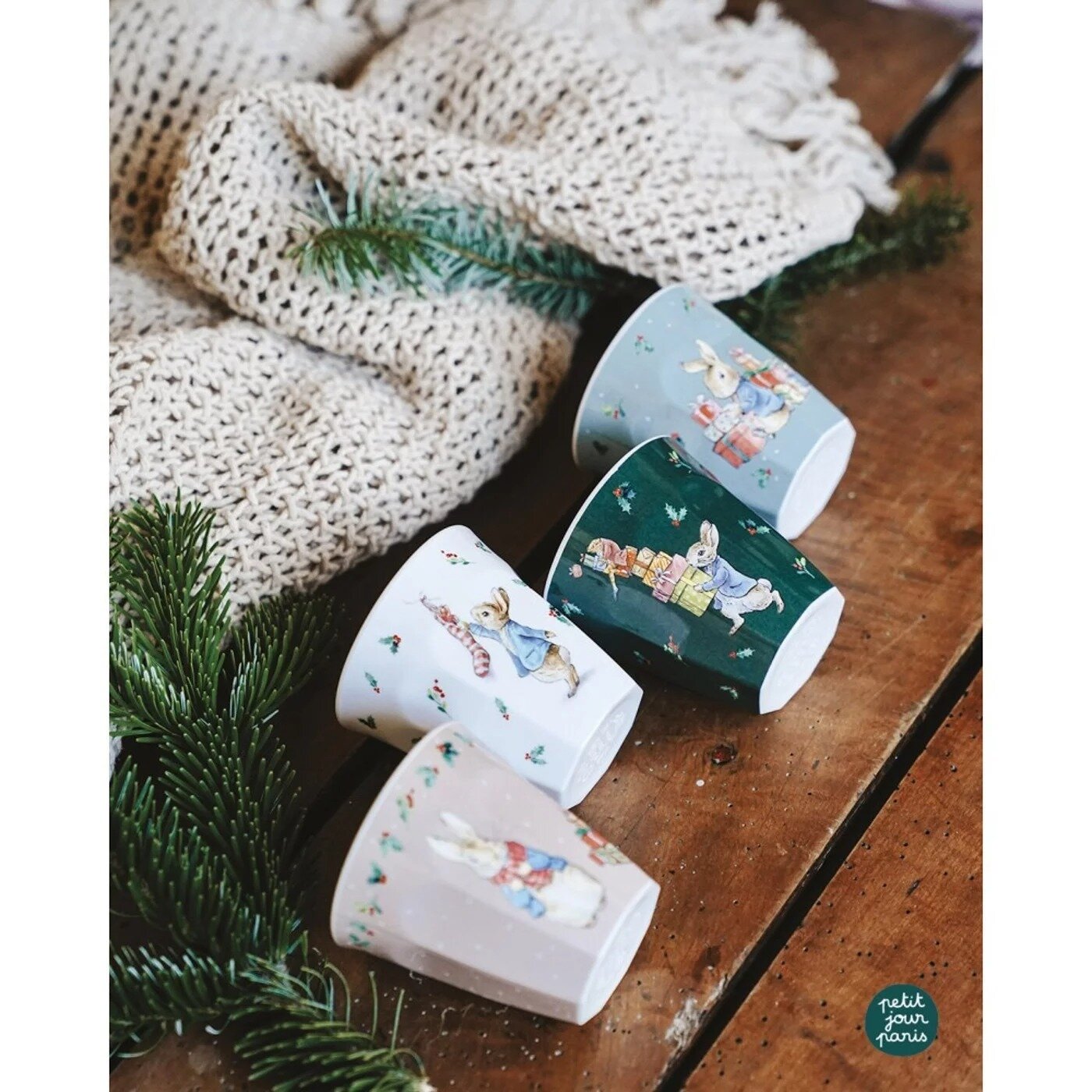 Petit Jour - Peter Rabbit Beker - Christmas | Speel je Wijs