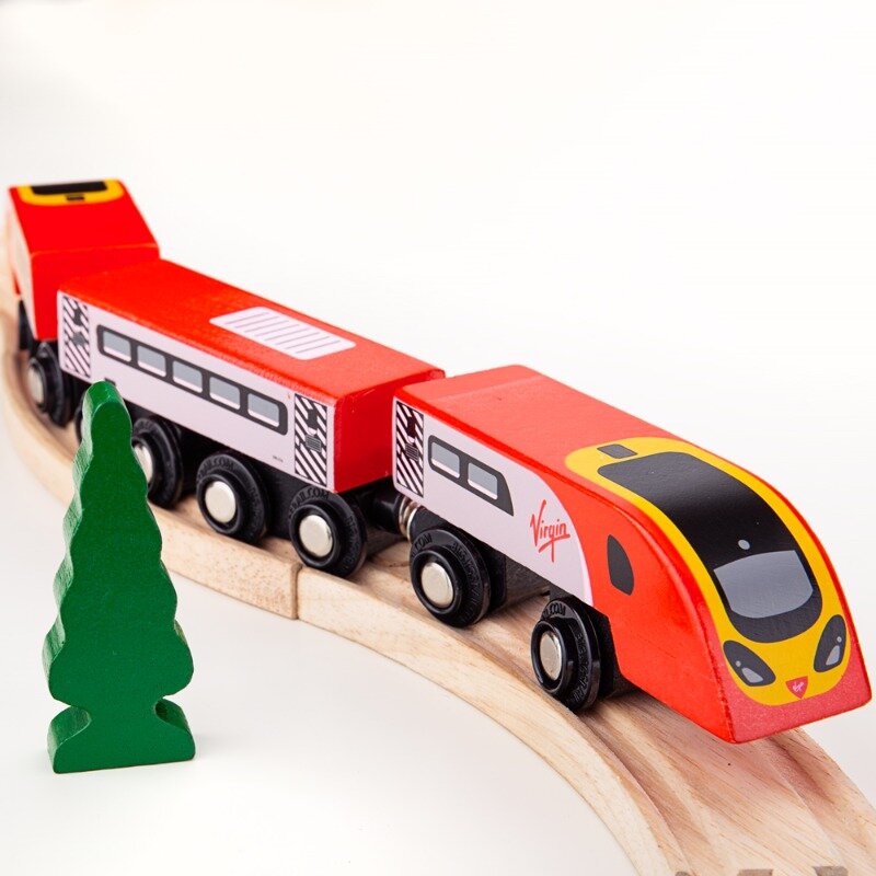 Bigjigs Rail | Virgins Train Pendolino | Speel je Wijs