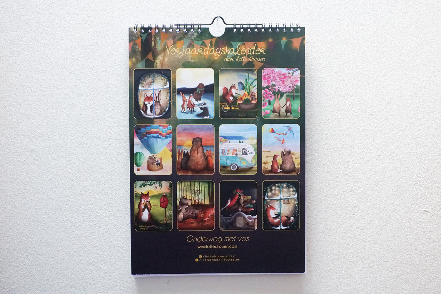 Lotte Drouen Verjaardagskalender - Onderweg met Vos | Speel je Wijs