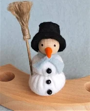 Atelier Pippilotta Steker Sneeuwpop  | Speel je Wijs