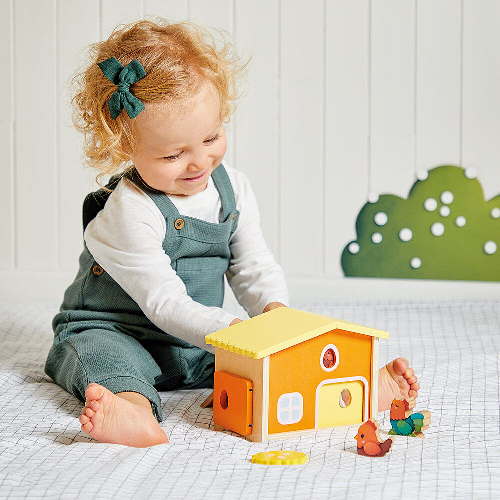 Janod Boerderij &ndash; Mijn eerste kippenhok| Speel je wijs