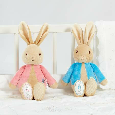Petit Jour - Peter Rabbit - Knuffel Blauw 26cm | Speel je Wijs