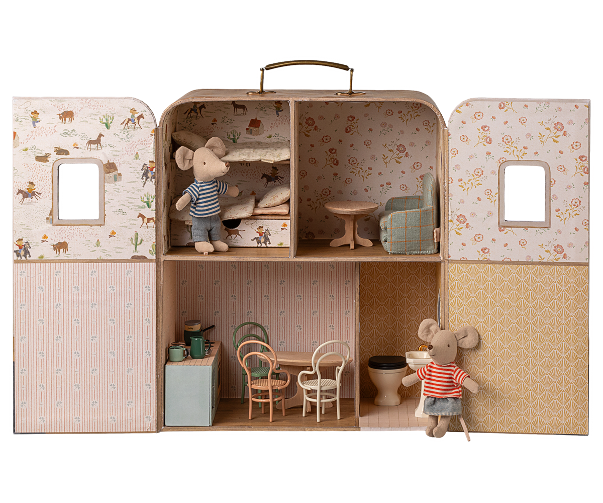 Maileg SuitCasa / Poppenhuiskoffer voor kleine broer en zus | Speel je Wijs