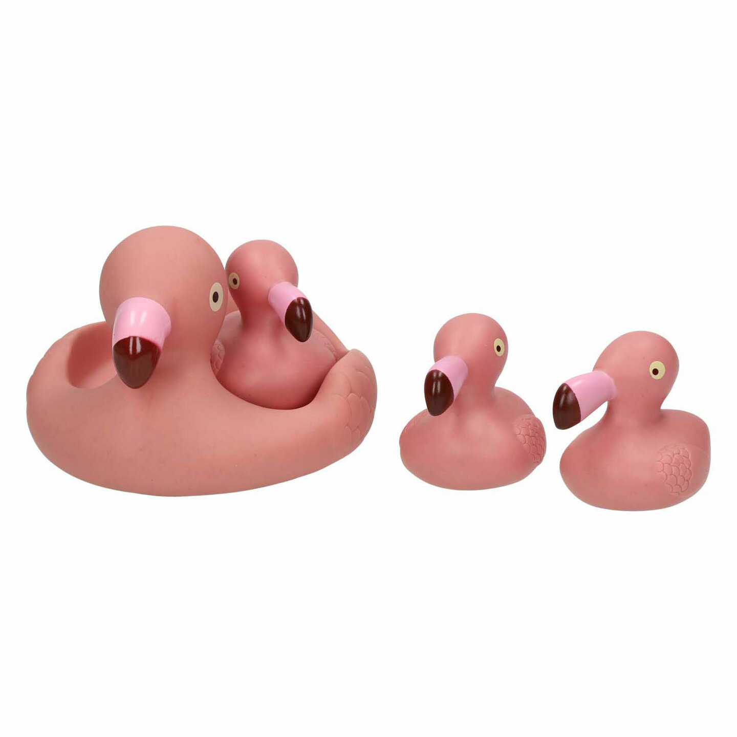 Baddieren Flamingo Familie | Speel je Wijs