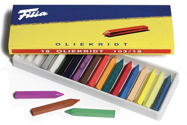 Filia oliekrijt assorti 18 kleuren | Speel je Wijs