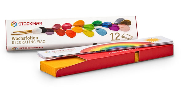 Stockmar Versierwas/Bijenwas Smal Goud 12 plakken | Speel je Wijs