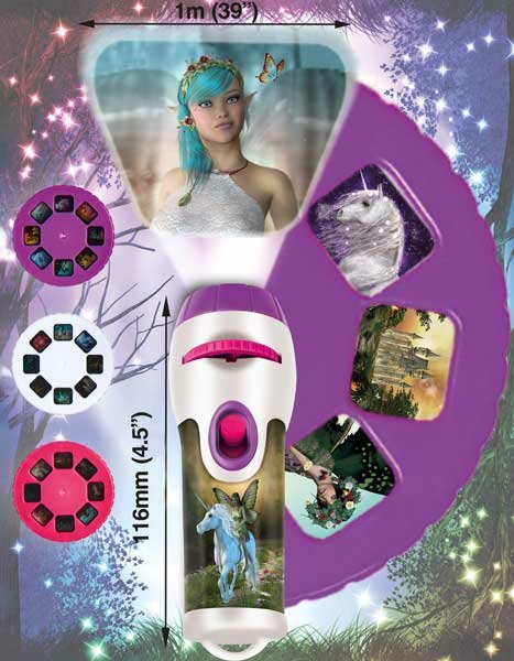 Brainstorm - Fee &amp; Eenhoorn zaklamp projector &ndash; Leerzaam &amp; Magisch Speelgoed | Speel je Wijs