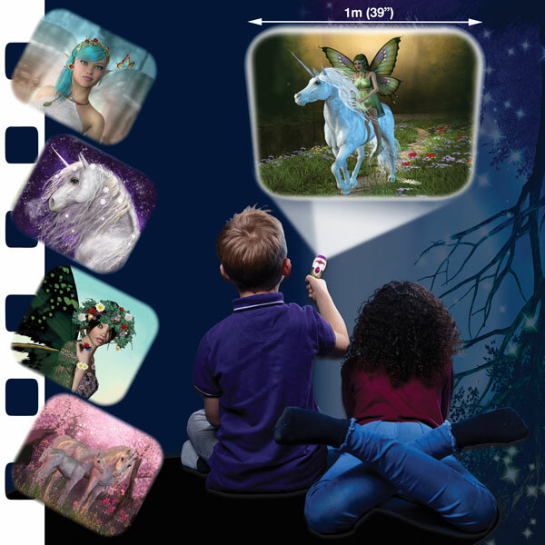 Brainstorm - Fee &amp; Eenhoorn zaklamp projector &ndash; Leerzaam &amp; Magisch Speelgoed | Speel je Wijs