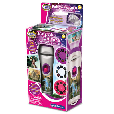 Brainstorm - Fee &amp; Eenhoorn zaklamp projector &ndash; Leerzaam &amp; Magisch Speelgoed | Speel je Wijs