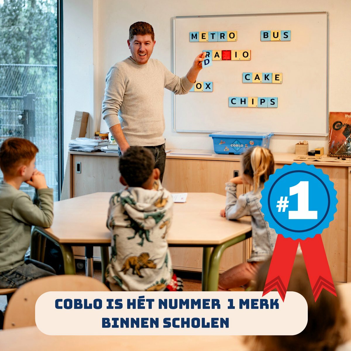 Coblo Magneet Toppers Transport 60 stuks| Speel je Wijs