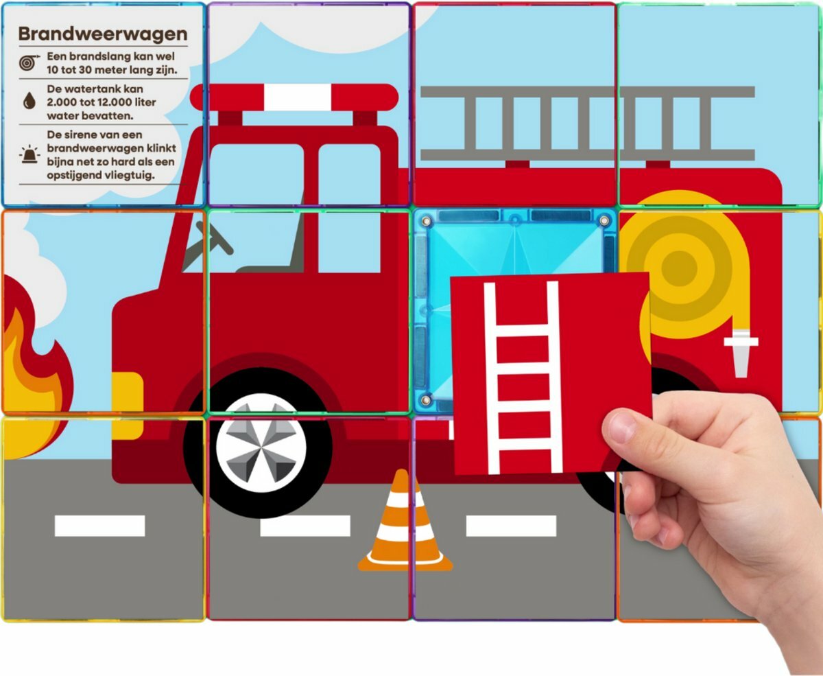 Coblo Magneet Toppers Transport 60 stuks| Speel je Wijs