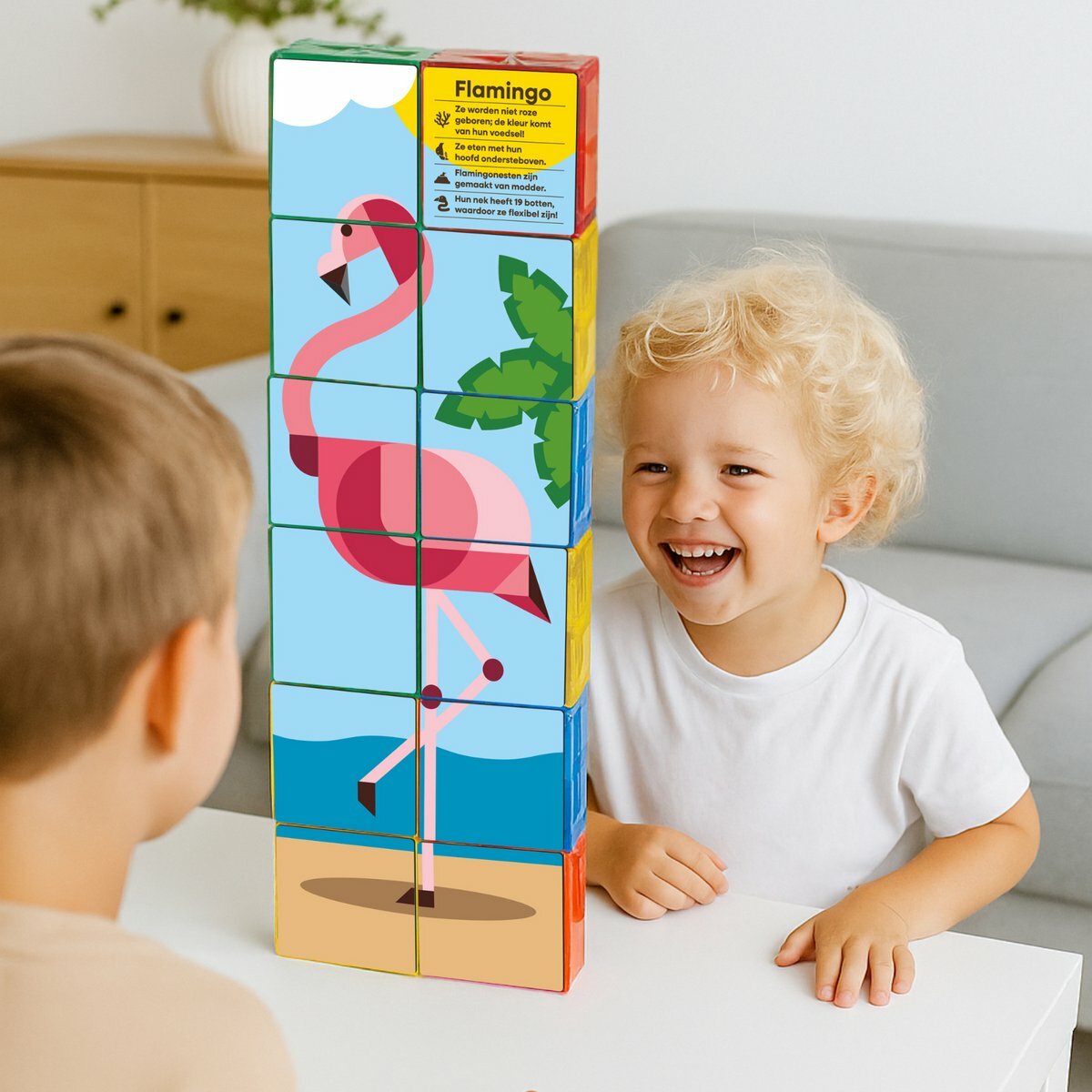 Coblo Magneet Toppers Dieren 60 stuks| Speel je Wijs