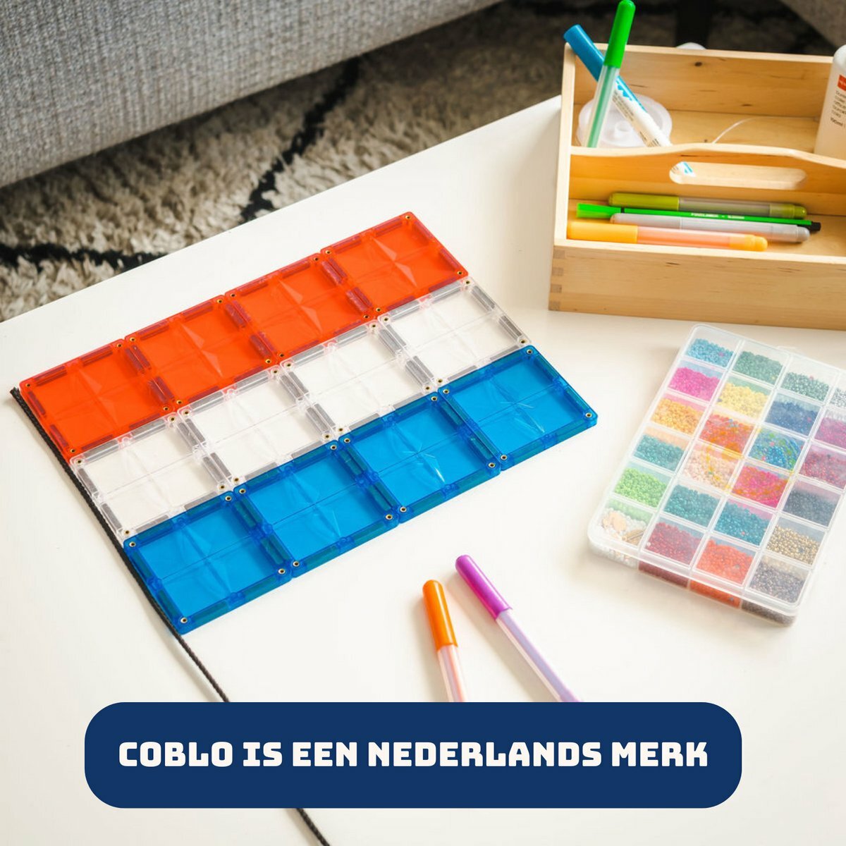 Coblo Magneet Toppers Dieren 60 stuks| Speel je Wijs