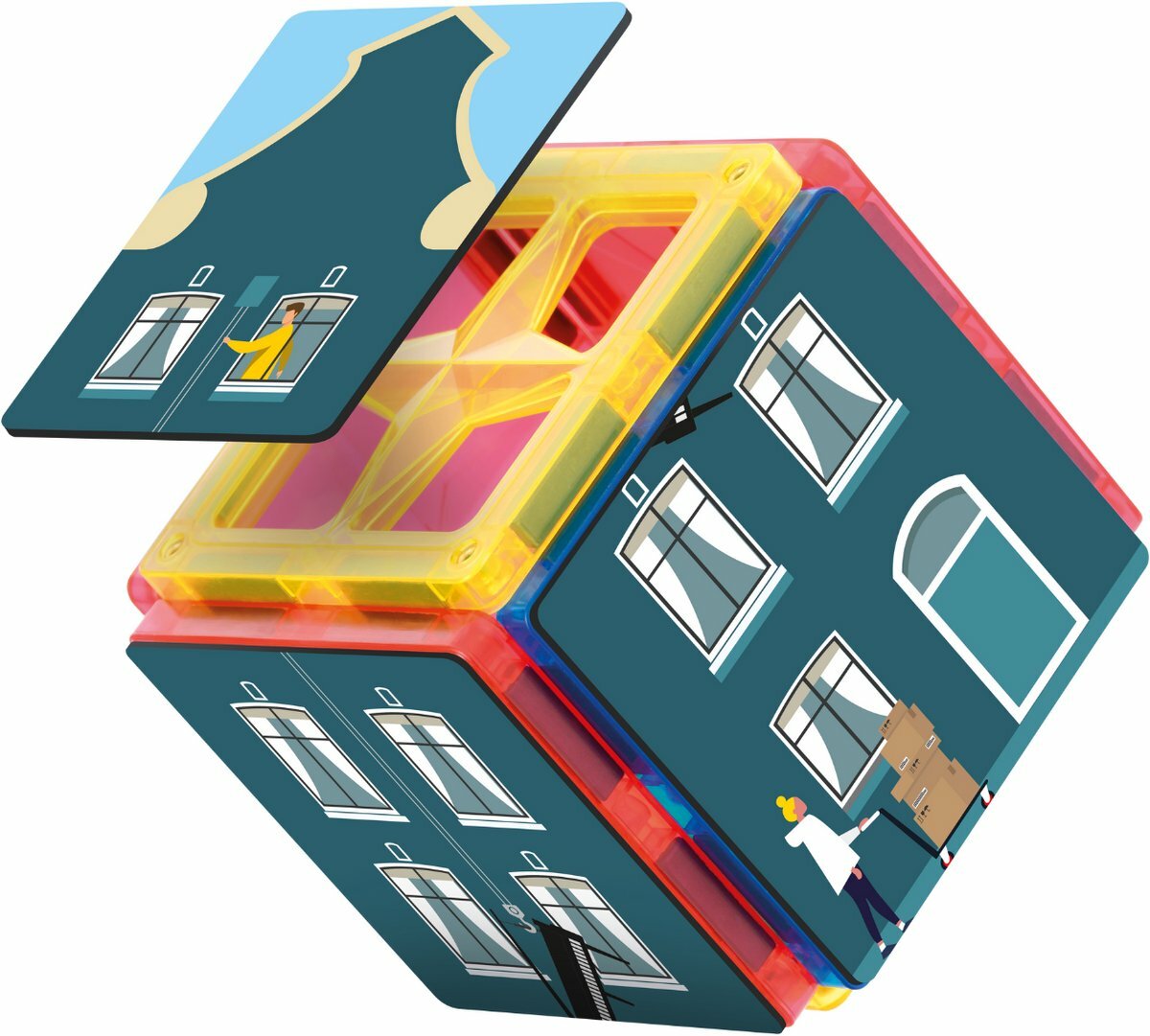 Coblo Magneet Toppers Little Amsterdam 60 stuks| Speel je Wijs