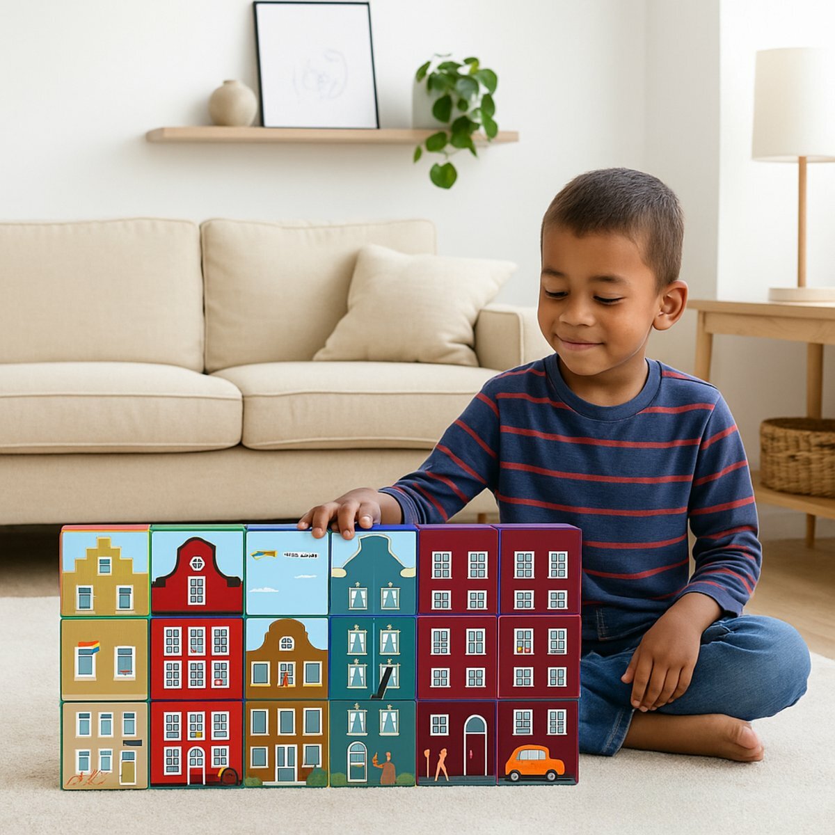 Coblo Magneet Toppers Little Amsterdam 60 stuks| Speel je Wijs