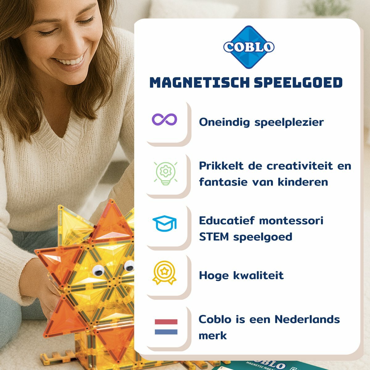 Coblo Bouwkaarten 32 stuks| Speel je Wijs