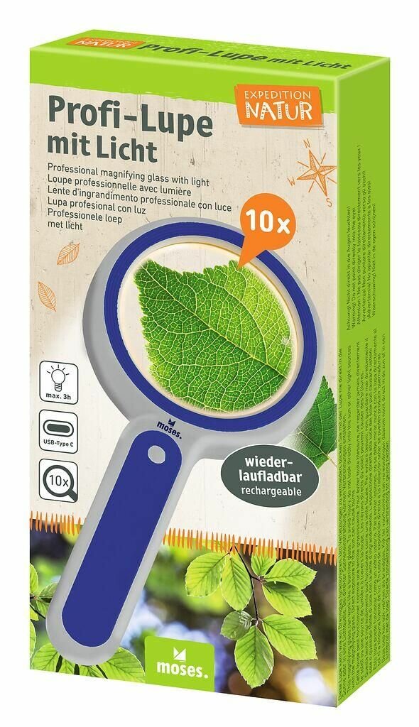 Moses Expeditie Natuur - USB Loep met Licht | Speel je Wijs