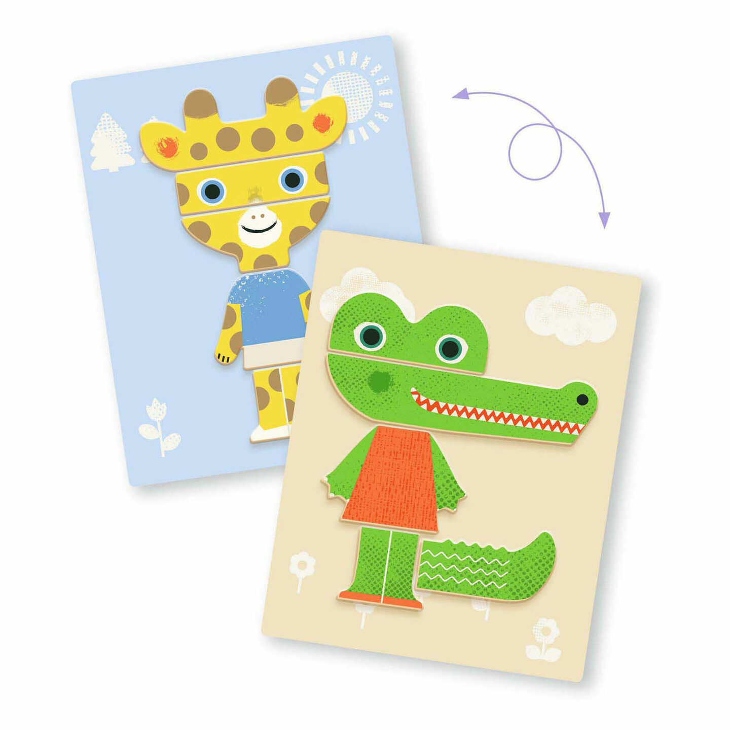 Djeco Magneetset Inzebox Animals 29st. | Speel je Wijs