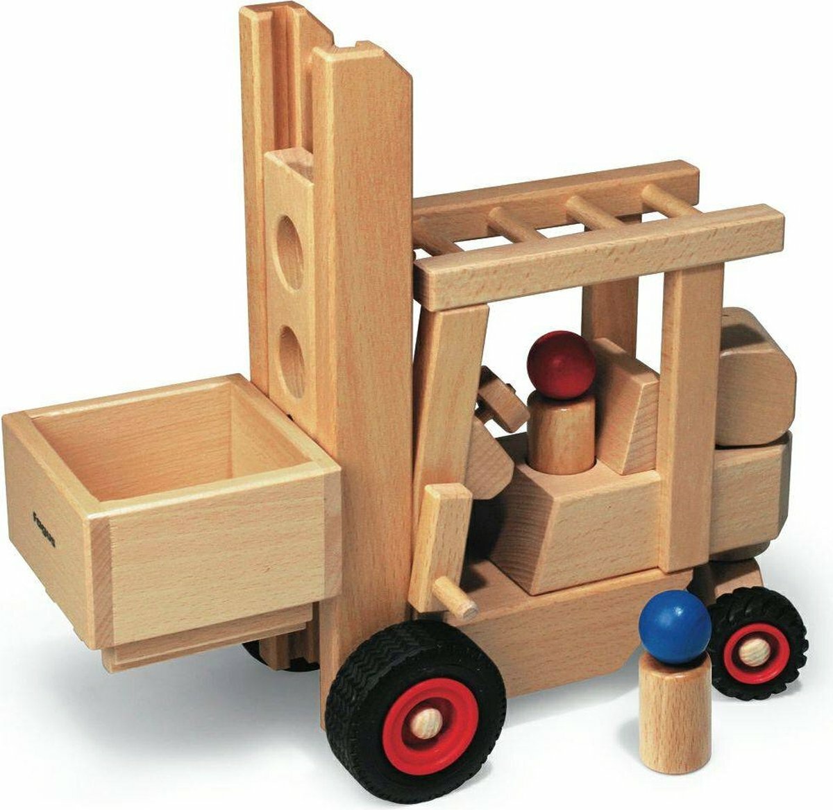 Fagus - Houten Vrachtauto &quot;De heftruck&quot; 3+ | Speel je Wijs