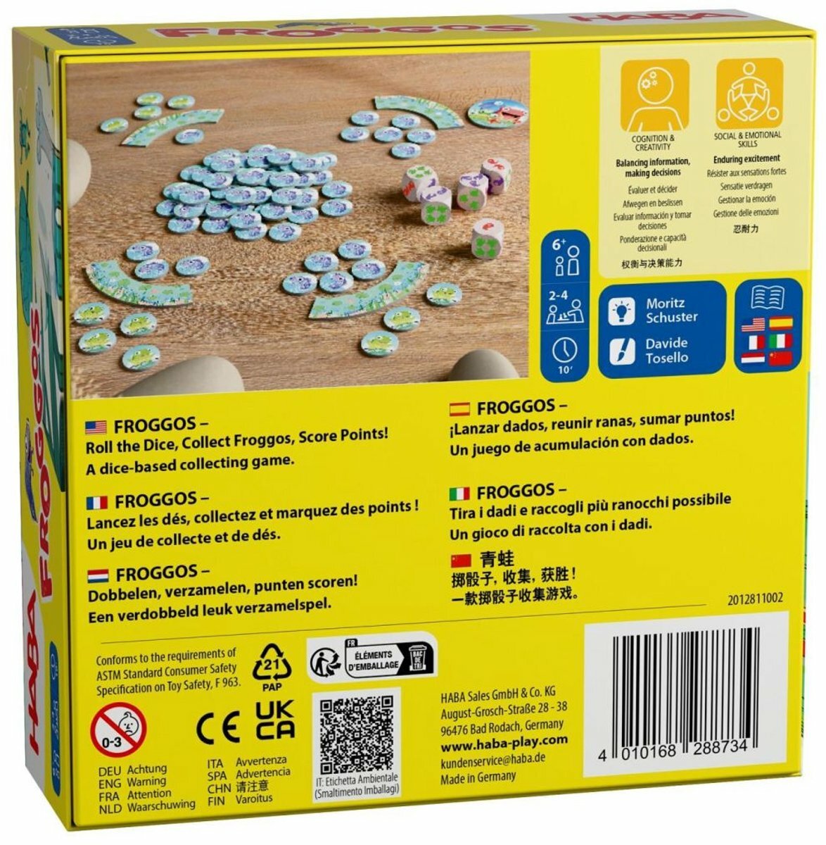 Haba Spel - Froggos 6+| Speel je Wijs