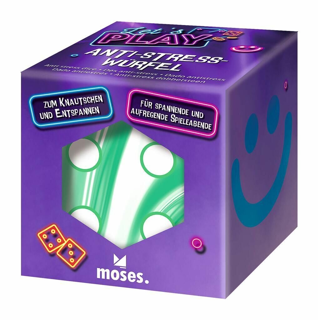 Moses Let&#039;s play anti stress dobbelsteen | Speel je Wijs