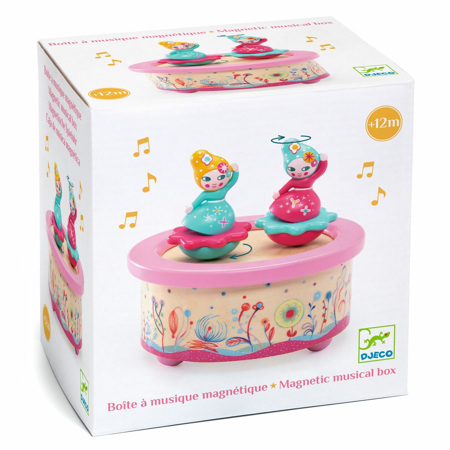 Djeco Houten Muziekdoosje Flower Melody| Speel je Wijs