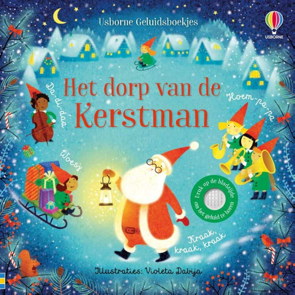 Usborne Geluidenboek Het dorp van de Kerstman 1+  | Speel je Wijs