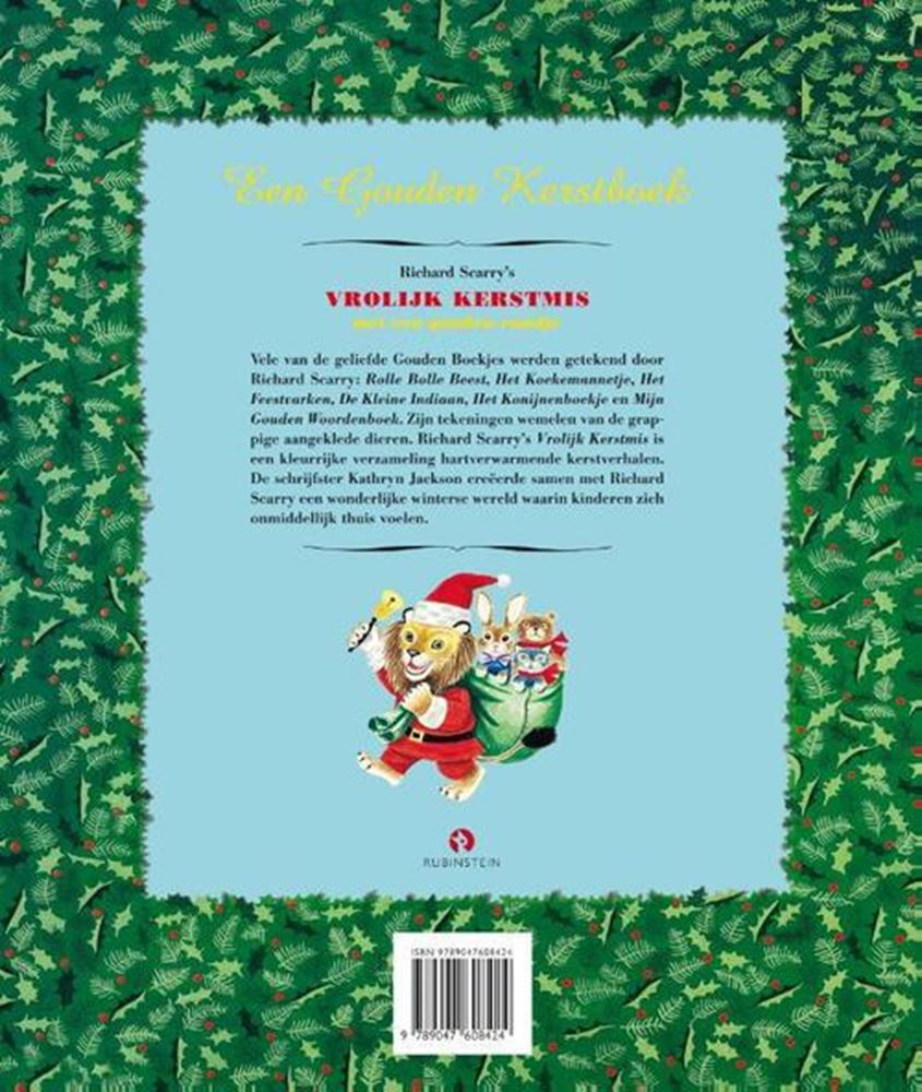 Rubinstein Gouden Boekje - Vrolijk Kerstmis met een gouden rand 4+ | Speel je Wijs