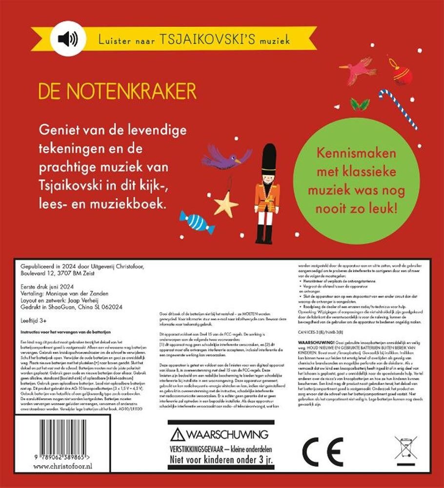Christofoor Geluidenboek - De notenkraker 4+ | Speel je Wijs