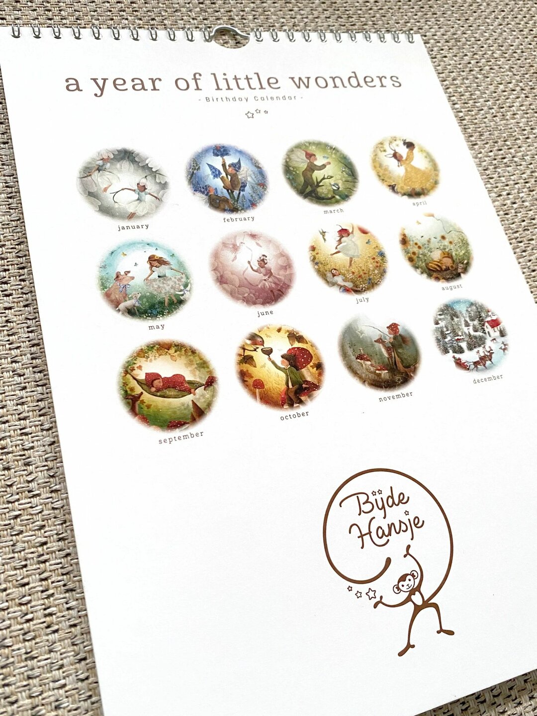 BijdeHansje Verjaardagskalender - A year of little Wonders | Speel je Wijs