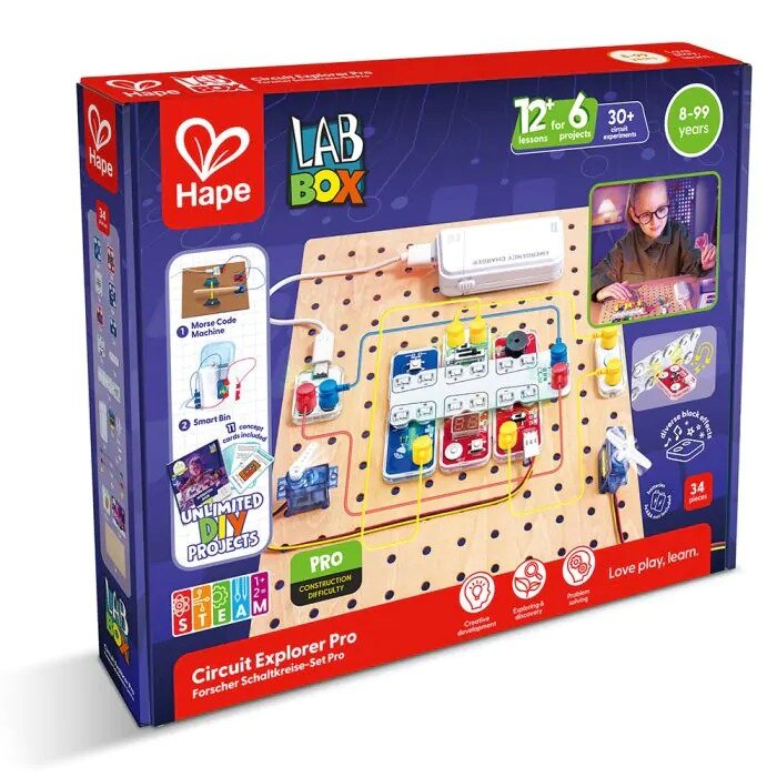 Hape LabBox Circuit Explorer - PRO 8+ | Speel je Wijs