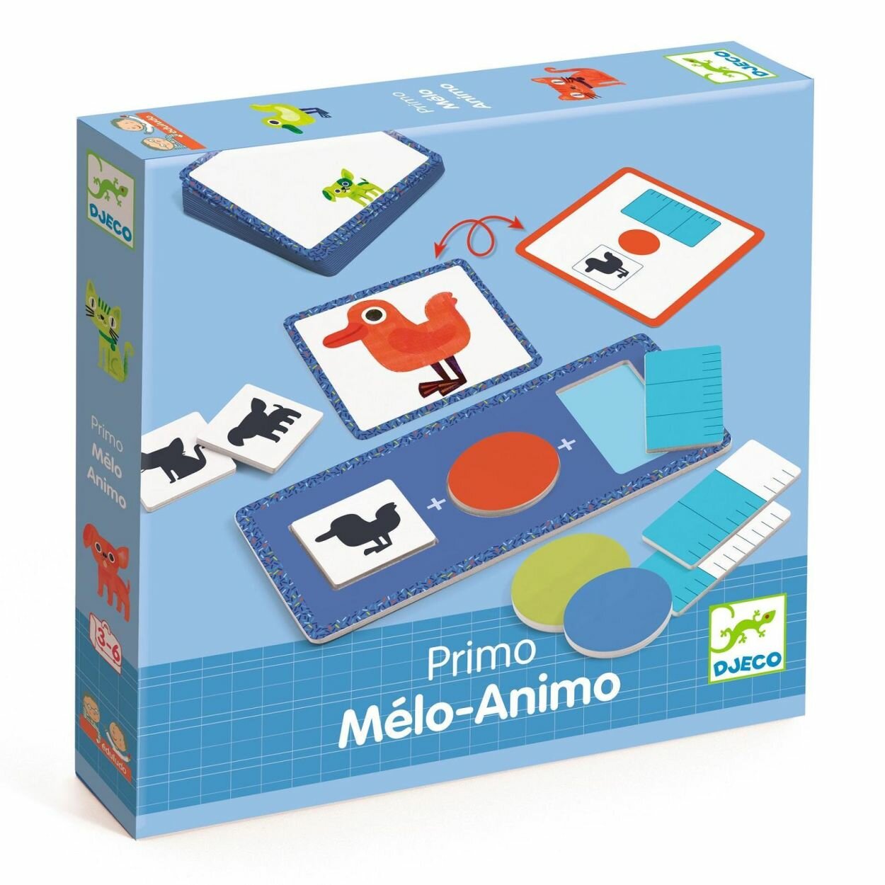 Djeco Eduludo Melo-Animo associatiespel / Kleuren | Speel je Wijs