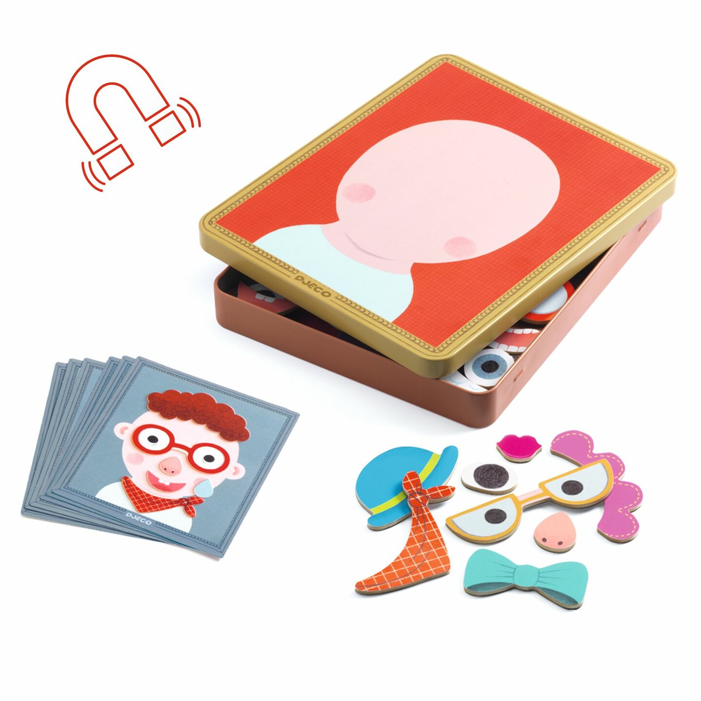 Djeco Magneetspel Inzebox - Portraits| Speel je Wijs