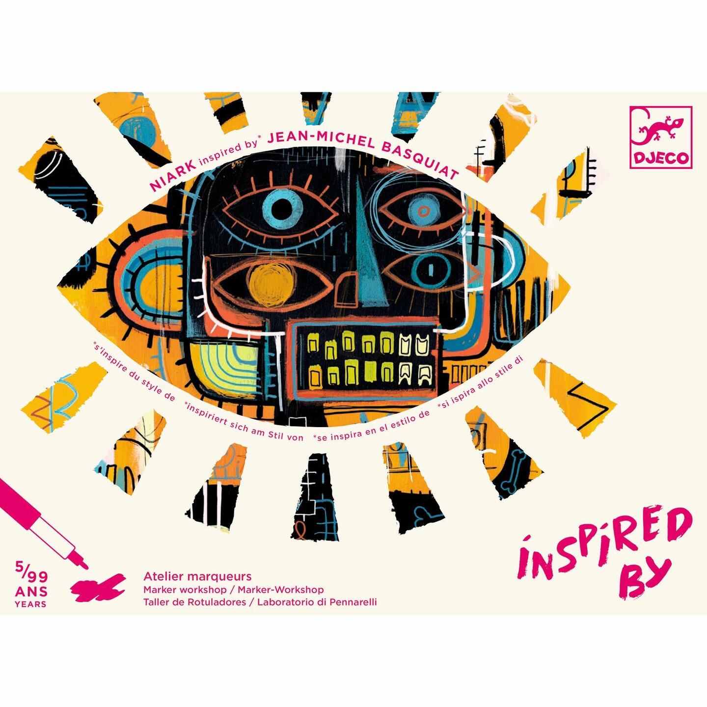 Djeco Knutselset Basquiat Brooklyn - Kunstwerken maken | Speel je Wijs